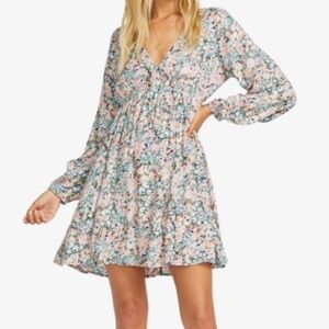 Billabong Starfall Mini Dress - Black Multicolor